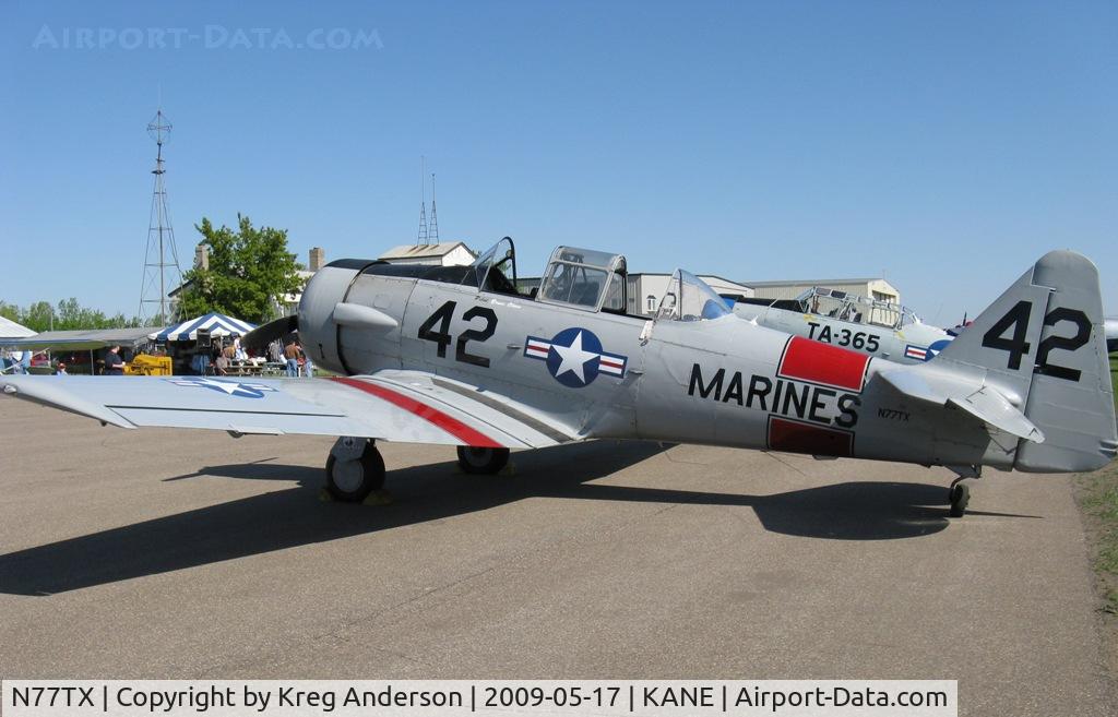 N77TX, North American AT-6A Texan C/N 78-6698, 2009 Blaine Aviation Weekend