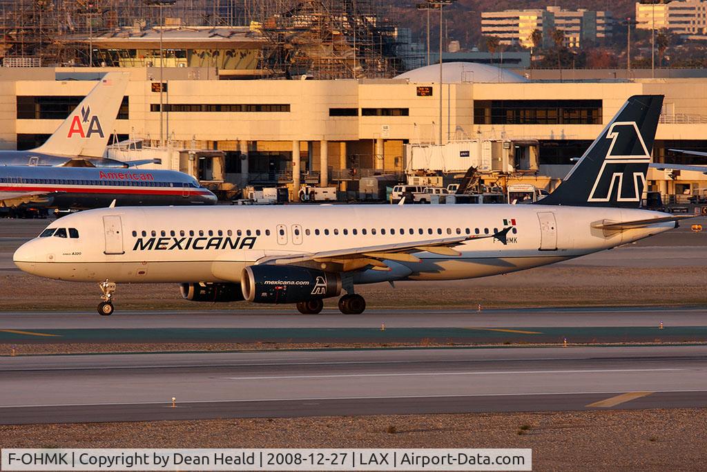 F-OHMK, 1992 Airbus A320-231 C/N 296, Mexicana F-OHMK (FLT MXA902) taxiing on Taxiway 