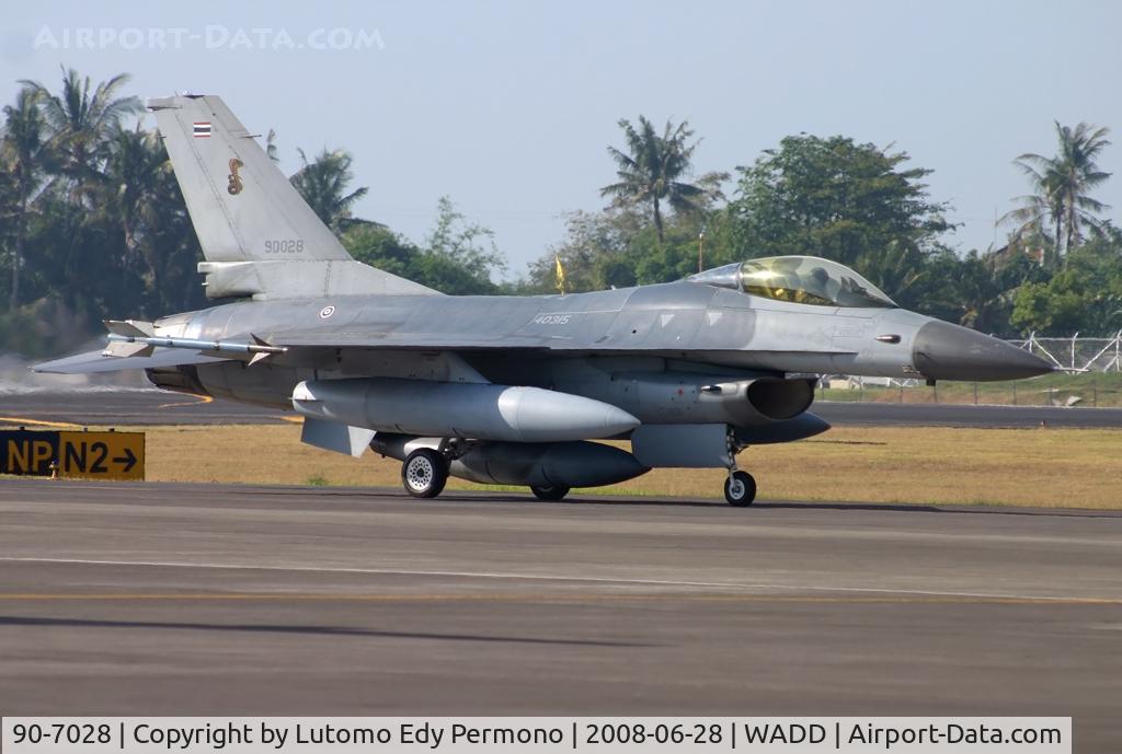 90-7028, General Dynamics F-16A Fighting Falcon C/N HN-9, Royal Thailand Air Force