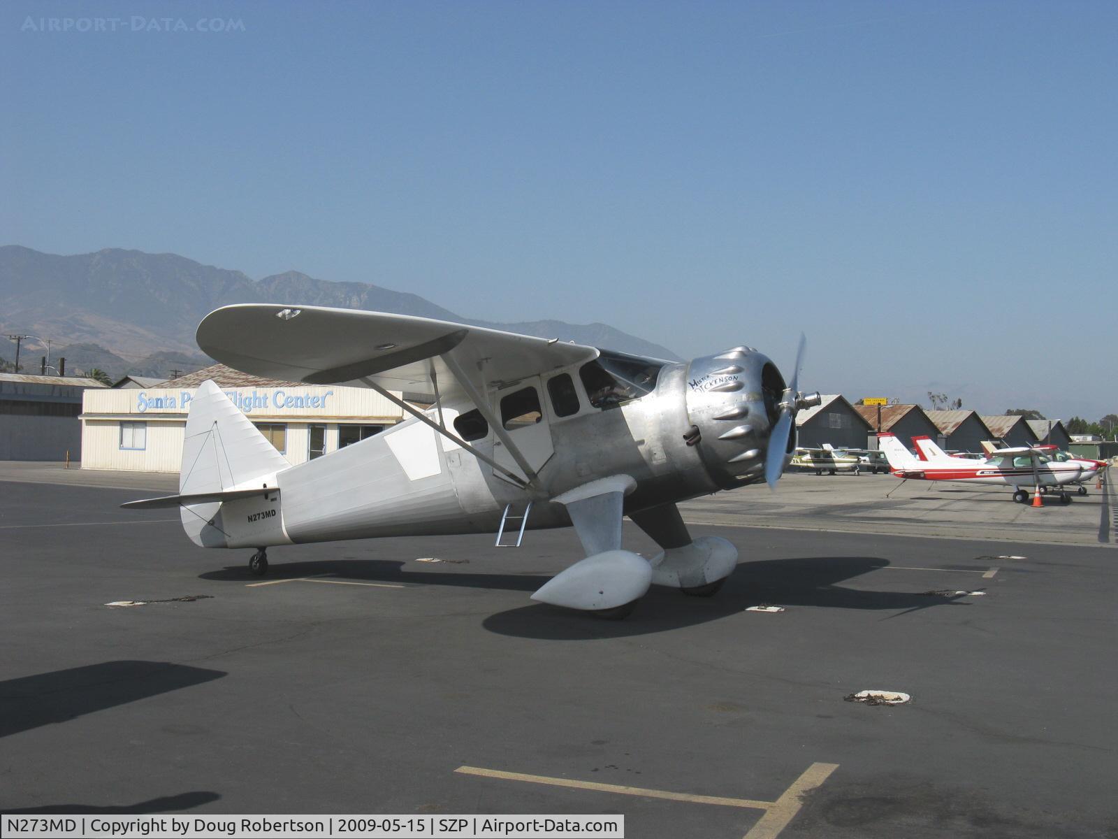 N273MD, 2008 Dickenson Howard DGA-21 (Replicate) C/N 001, 2008 Dickenson Howard DGA-21 'Mr. Dickenson', P&W R-1340-57 Wasp radial 600 Hp