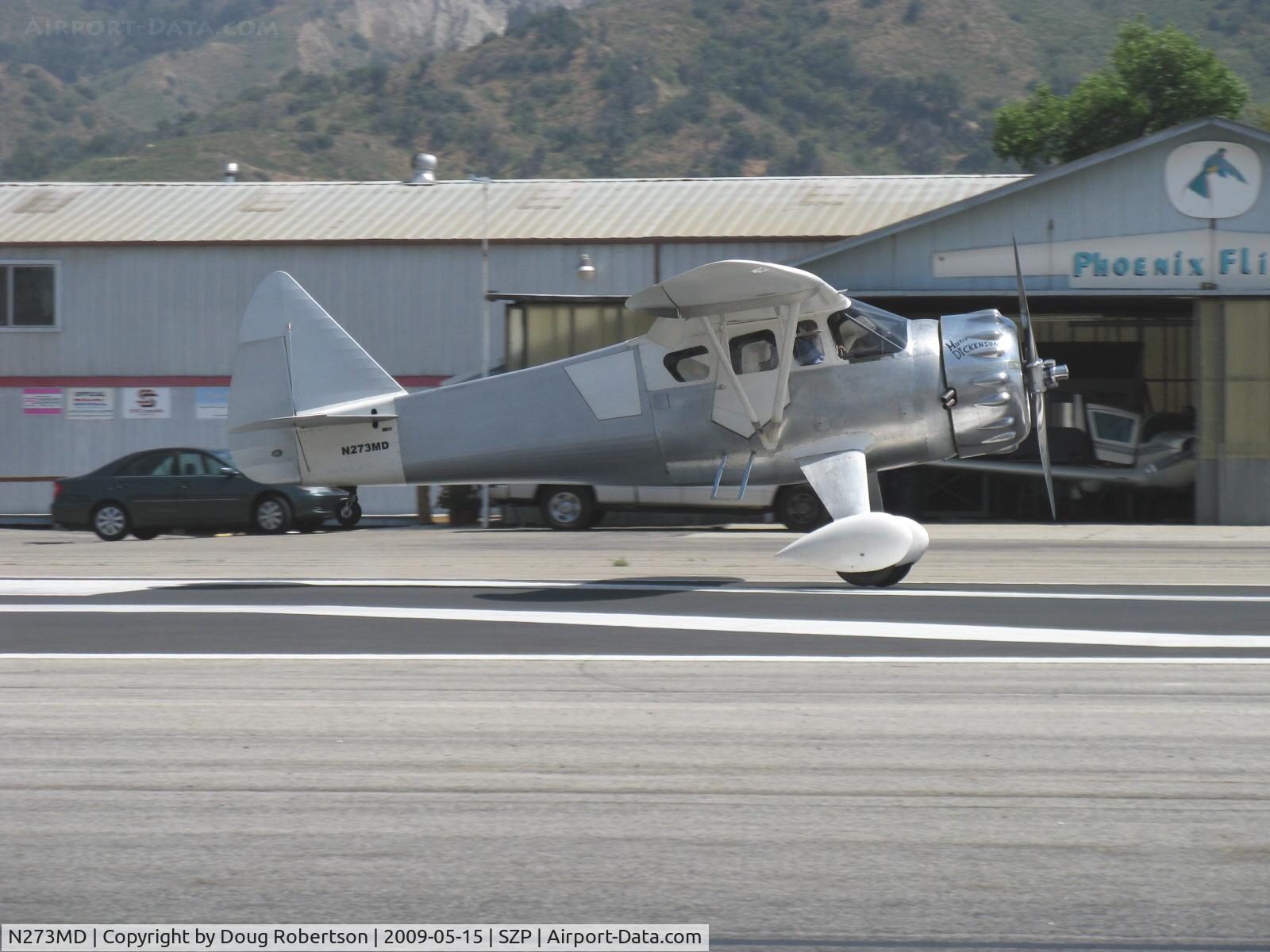N273MD, 2008 Dickenson Howard DGA-21 (Replicate) C/N 001, 2008 Dickenson HOWARD DGA-21 'Mr. Dickenson', P&W R-1340-57 Wasp 600 Hp, landing Rwy 22