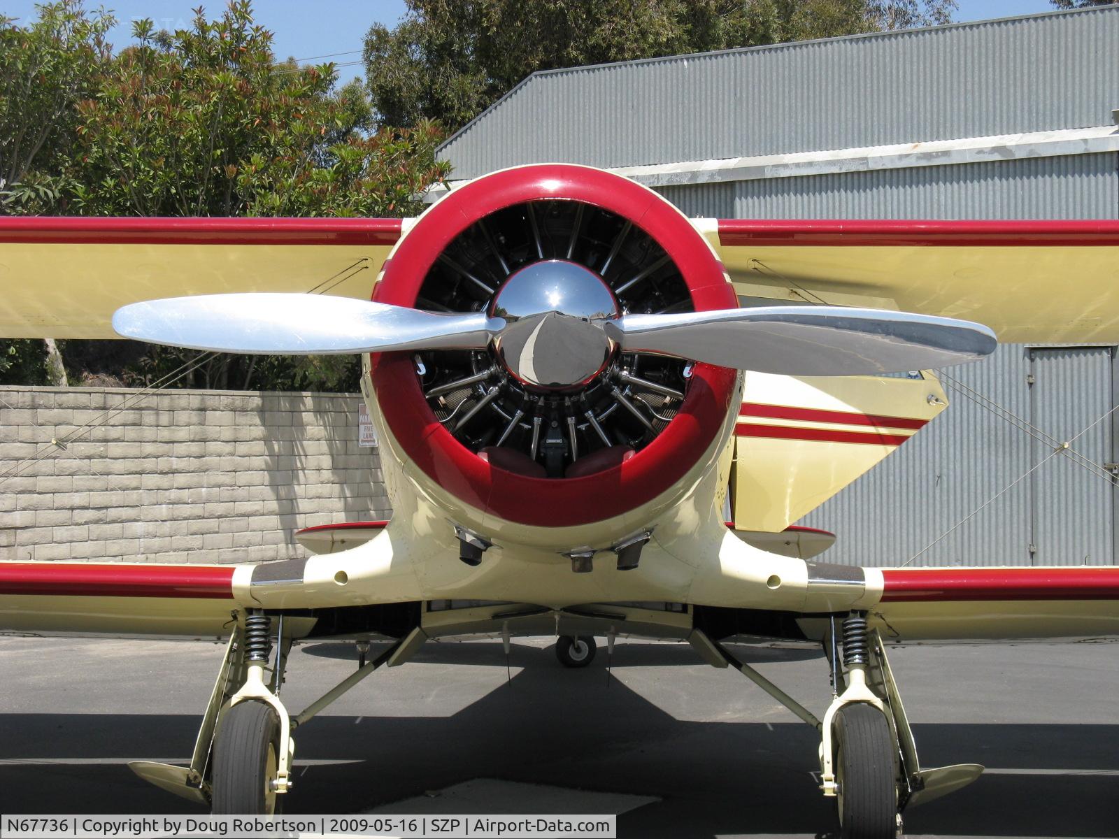 N67736, 1943 Beech D17S Staggerwing C/N 4848, 1943 Beech D17S STAGGERWING, P&W R-985 Wasp Jr. 450 Hp, cowl & prop