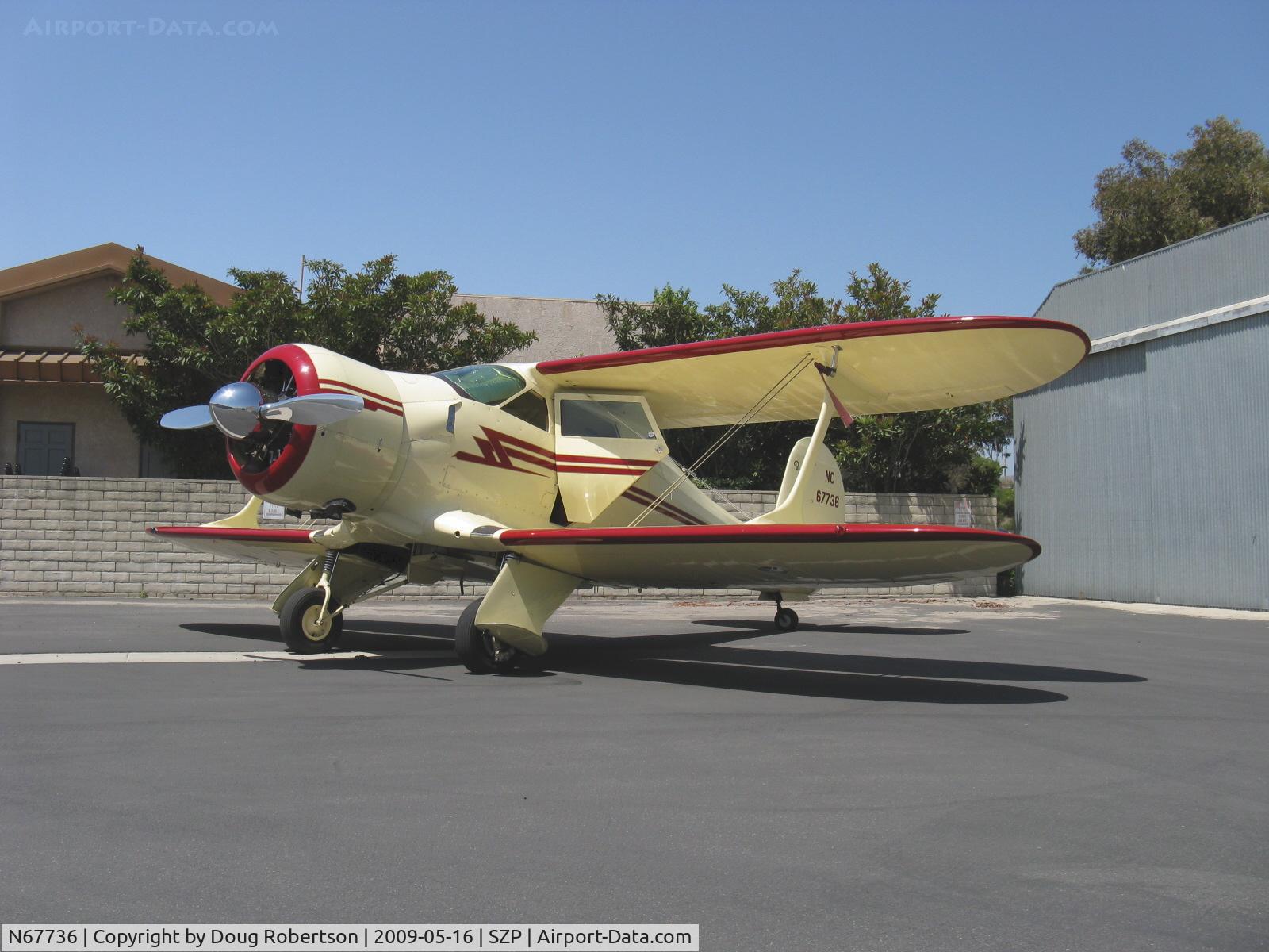 N67736, 1943 Beech D17S Staggerwing C/N 4848, 1943 Beech D17S STAGGERWING, P&W R-985 Wasp Jr. 450 Hp