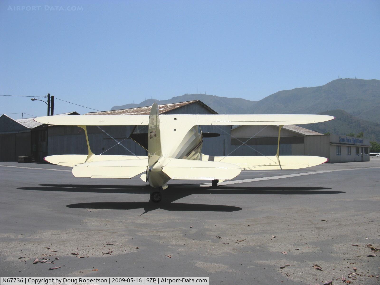 N67736, 1943 Beech D17S Staggerwing C/N 4848, 1943 Beech D17S STAGGERWING, P&W R-985 Wasp Jr. 450 Hp