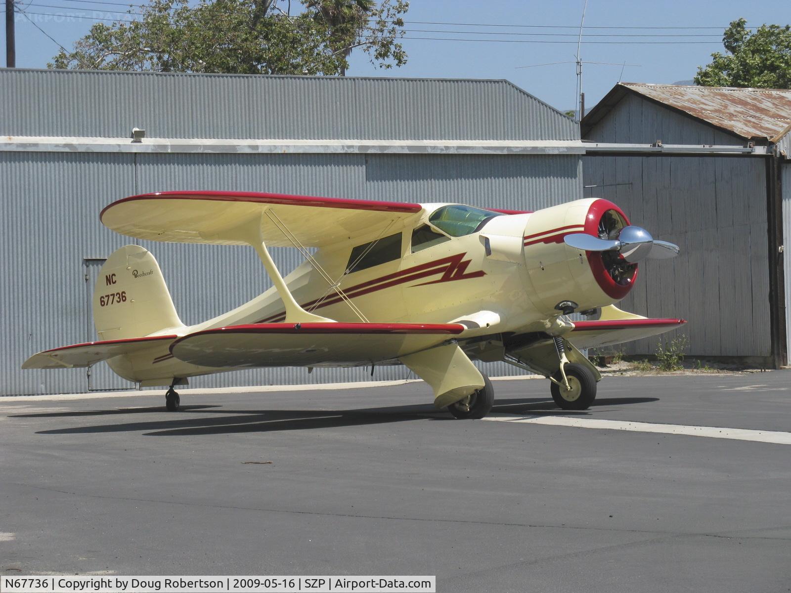 N67736, 1943 Beech D17S Staggerwing C/N 4848, 1943 Beech D17S STAGGERWING, P&W R-985 Wasp Jr. 450 Hp