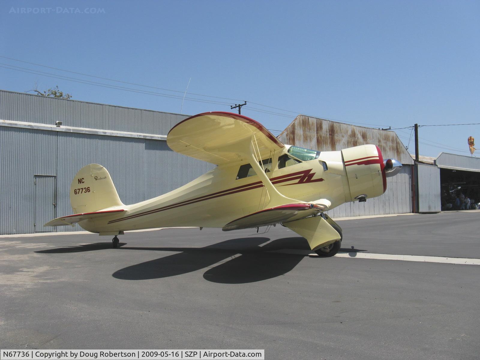 N67736, 1943 Beech D17S Staggerwing C/N 4848, 1943 Beech D17S STAGGERWING, P&W R-985 Wasp Jr. 450 Hp