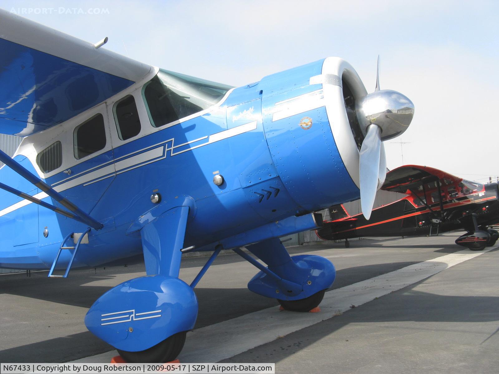 N67433, 1942 Howard Aircraft DGA-15P C/N 563, 1942 Howard DGA-15P Archibald 'B', P&W R-985 Wasp Jr. 450 Hp, cowl & chrome prop