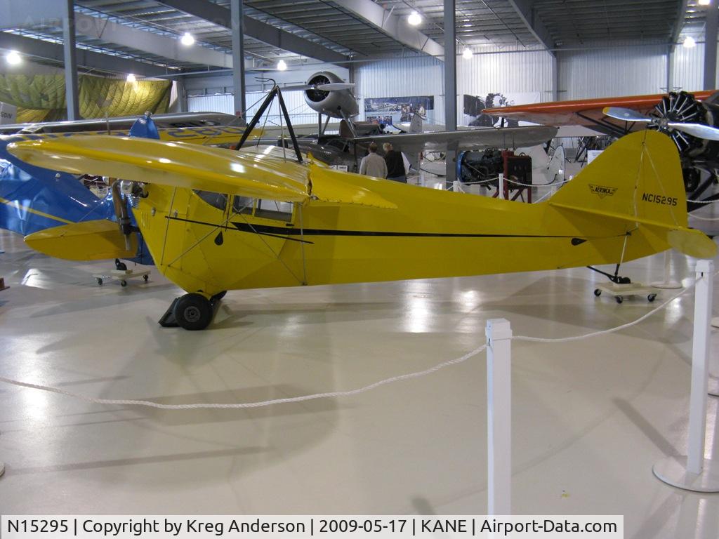 N15295, 1936 Aeronca C-3 C/N 623, 2009 Blaine Aviation Weekend