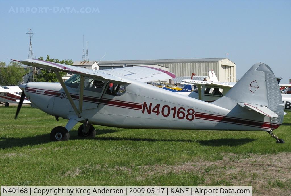 N40168, 1946 Stinson 108 Voyager C/N 108-98, 2009 Blaine Aviation Weekend