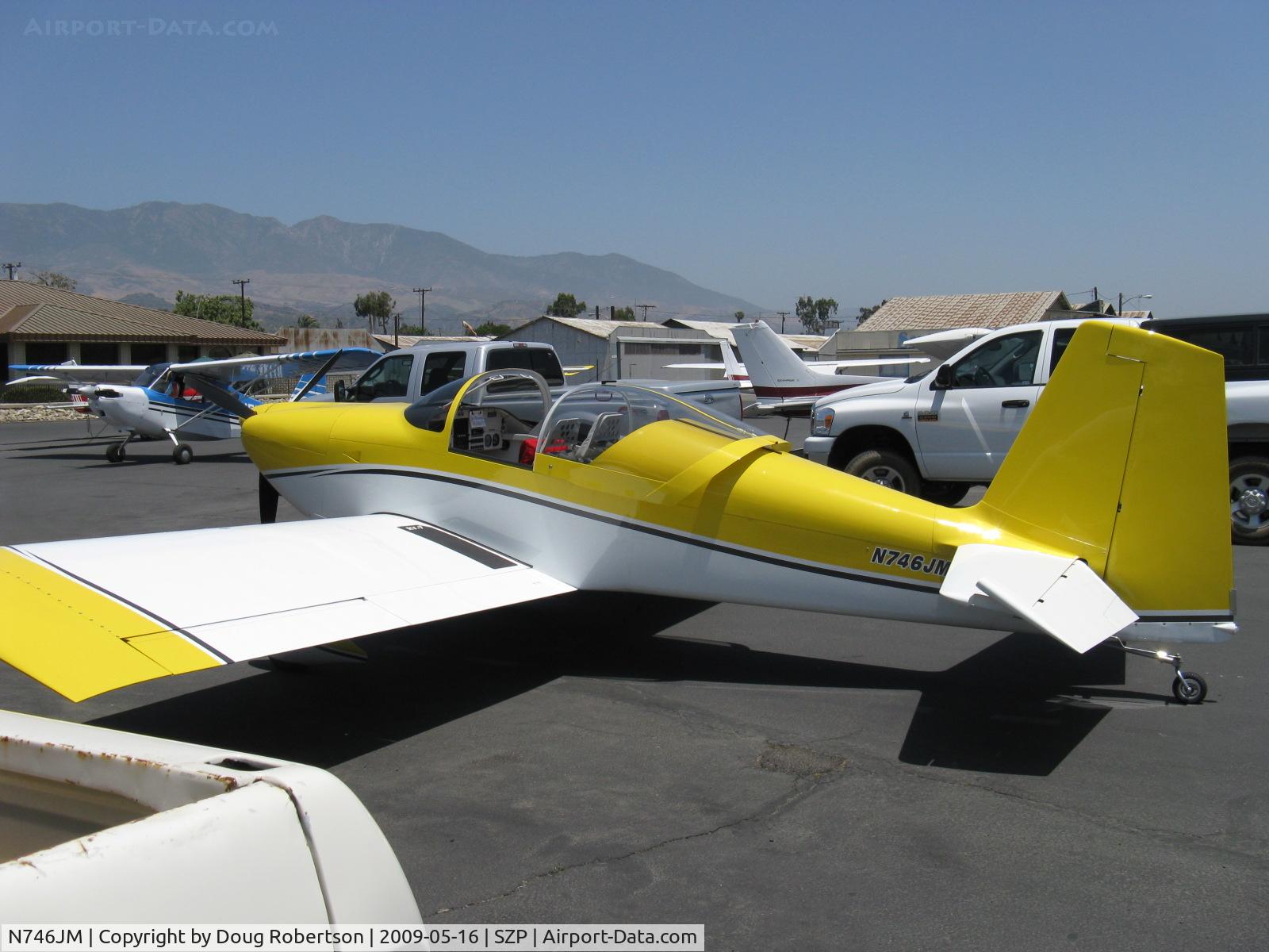 N746JM, 2007 Vans RV-7 C/N 71695, 2007 Malherbe/Malherbe VAN's RV-7