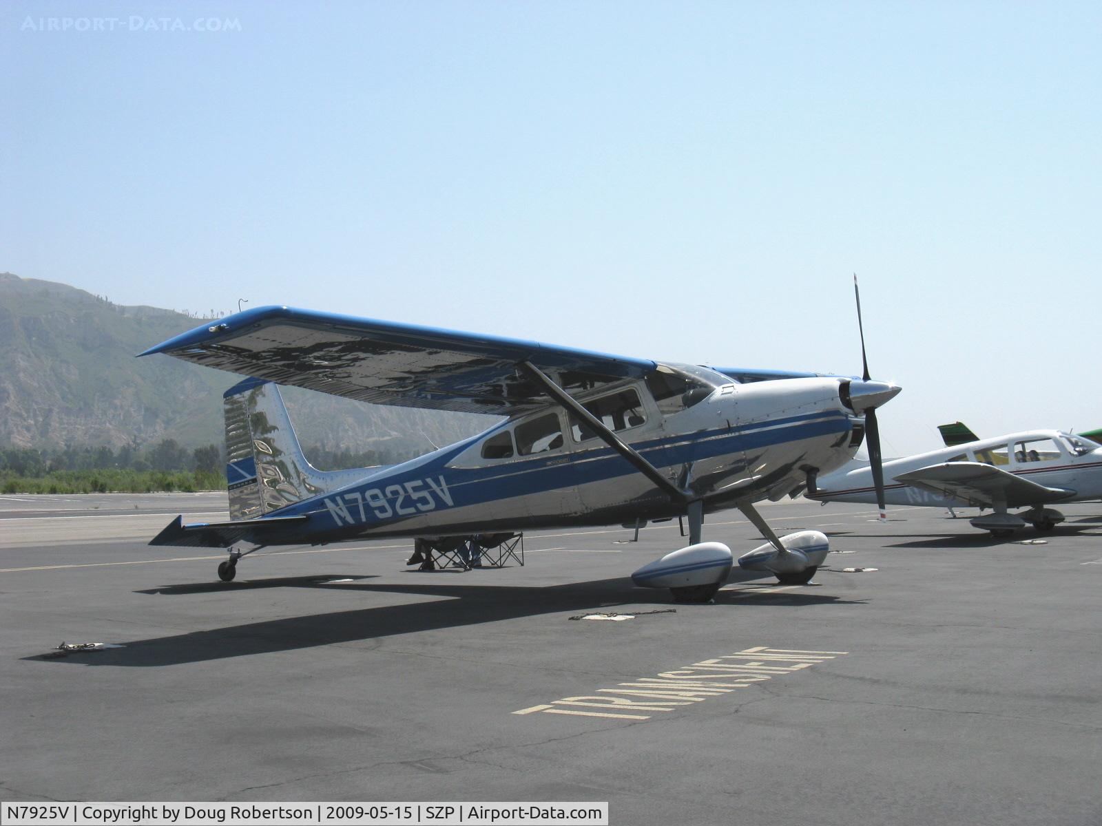 N7925V, 1966 Cessna 180H Skywagon C/N 18051825, 1966 Cessna 180H, Continental O-470 230 Hp, long-range extra fuel-24 gallons in outer wing tanks