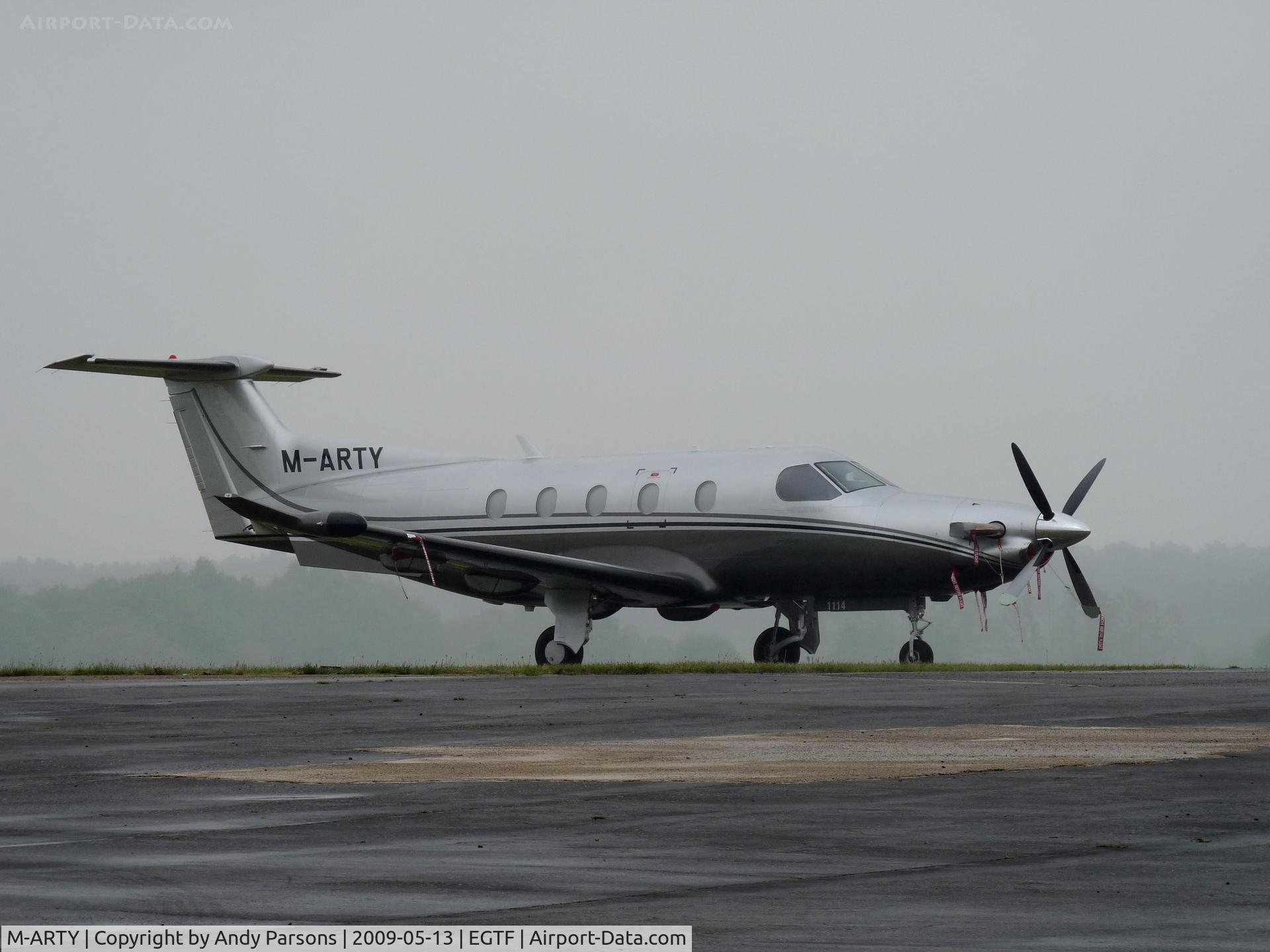 M-ARTY, 2009 Pilatus PC-12/47E C/N 1114, At Fairoaks