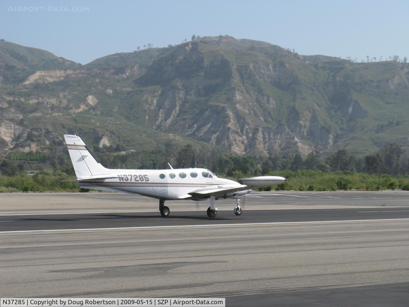 N37285, 1979 Cessna 340A C/N 340A0953, 1979 Cessna 340A III, two Continental TSIO-520-NB 310 Hp each, pressurized, Micro vortex generators, deicer boots, landing roll Rwy 22
