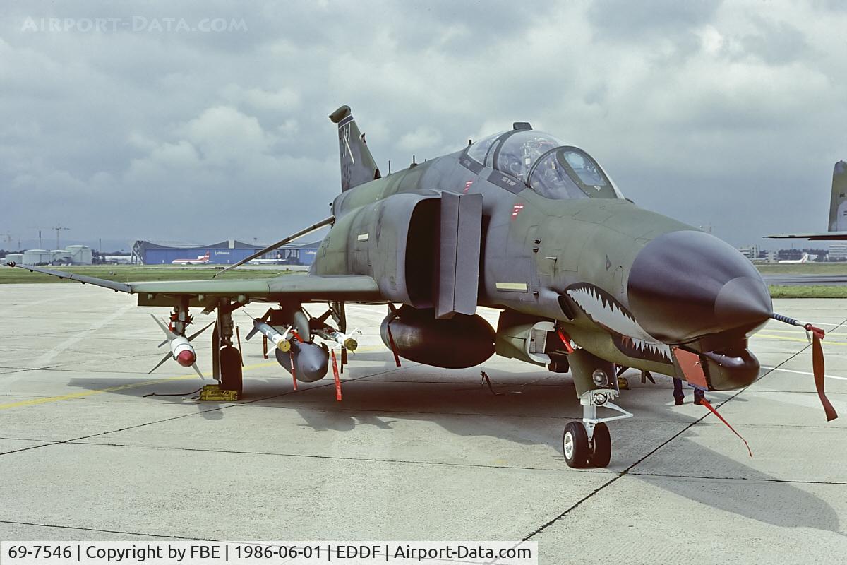 69-7546, 1969 McDonnell Douglas F-4G Phantom II C/N 3988, F-4G at Rhine Main air base open house 1986