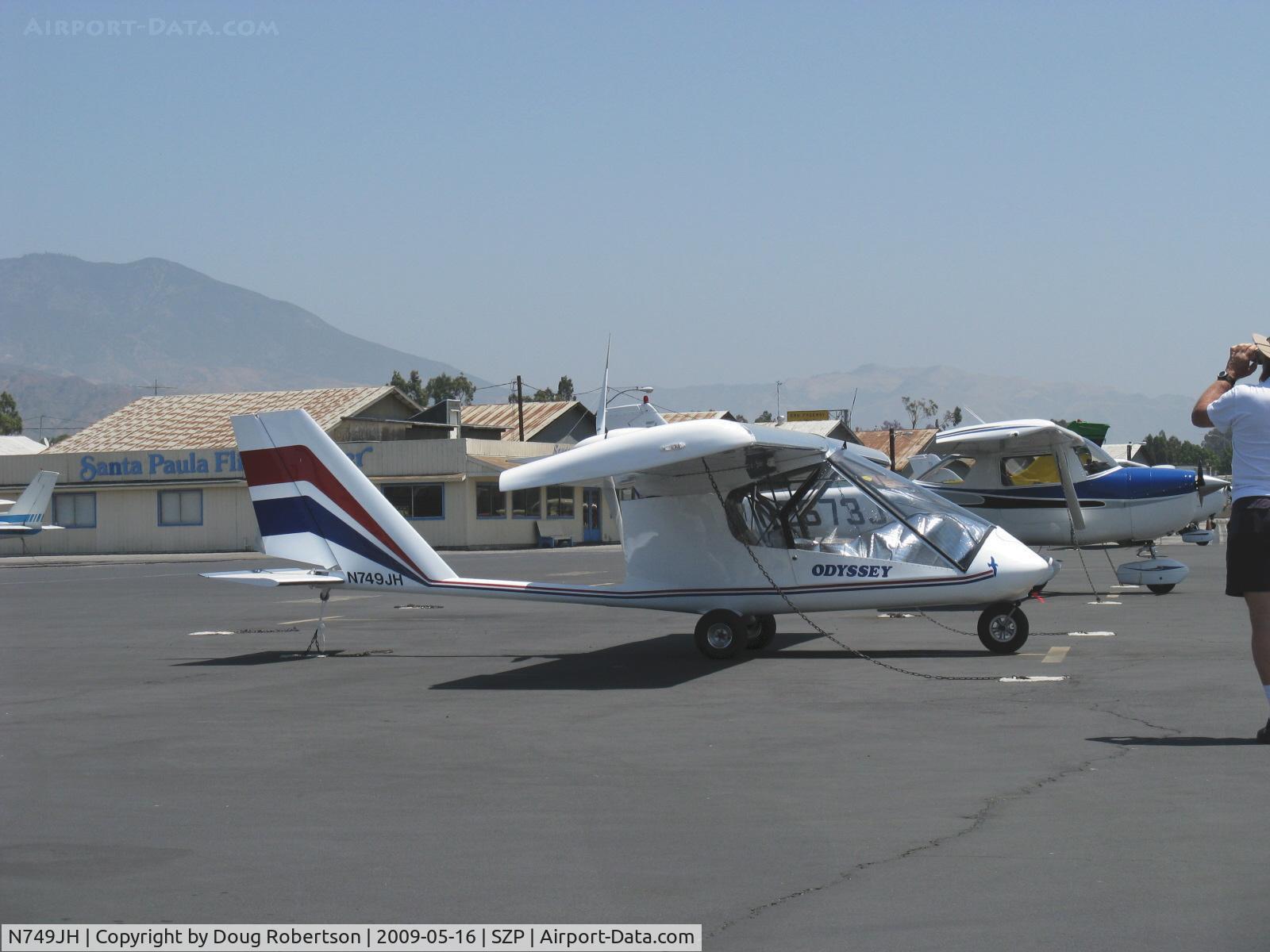 N749JH, 2008 Earthstar Odyssey C/N 61008, 2008 Caston/Caston Earthstar ODYSSEY, HKS 700E two cylinder four stroke 60 Hp pusher, Ultralight Experimental class, two place side-by-side