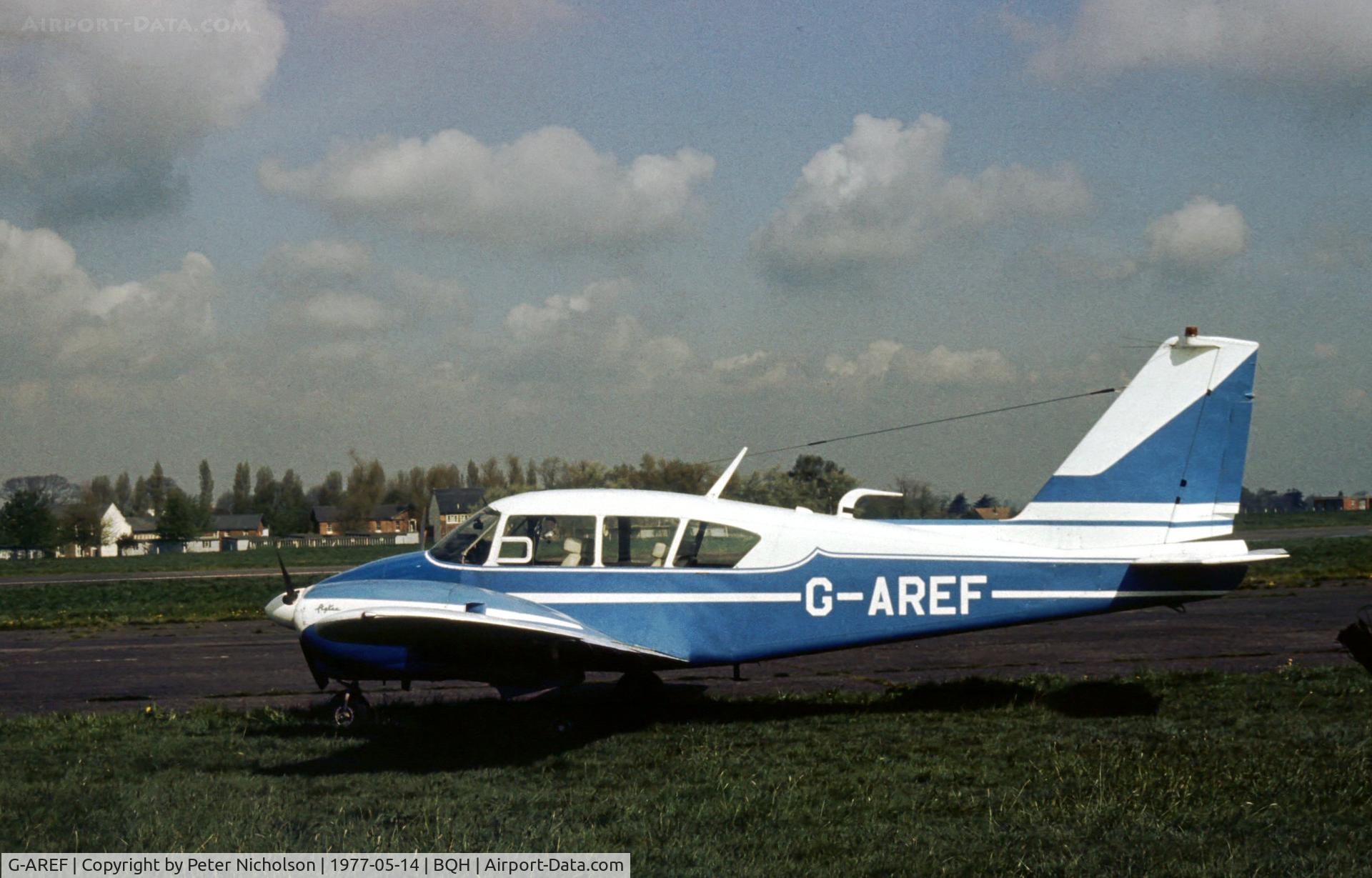 G-AREF, 1960 Piper PA-23-250 Aztec C/N 27-285, This Aztec was present at the 1977 Biggin Hill Air Fair.