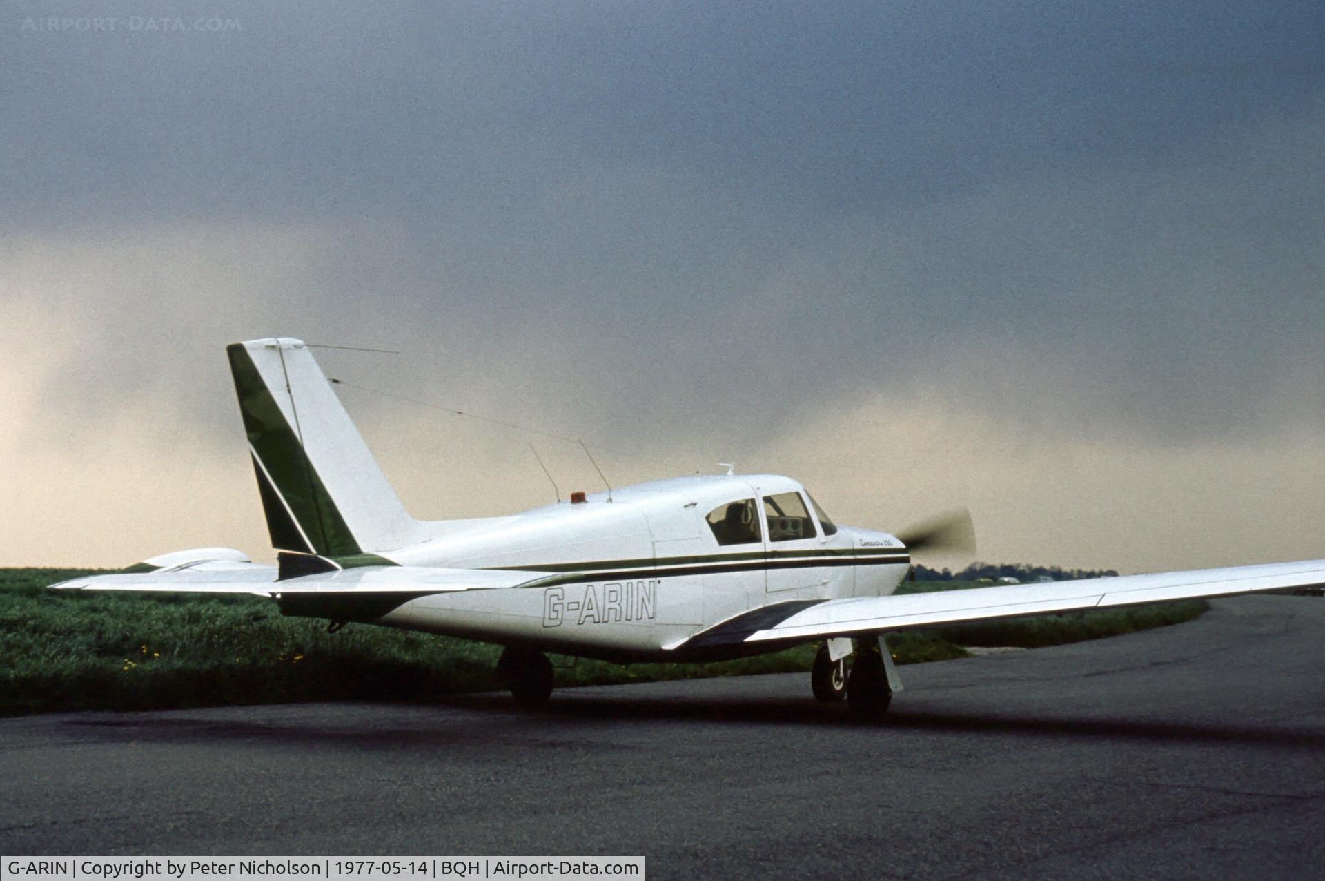 G-ARIN, 1959 Piper PA-24-250 Comanche C/N 24-1182, This Comanche was present at the 1977 Biggin Hill Air Fair.