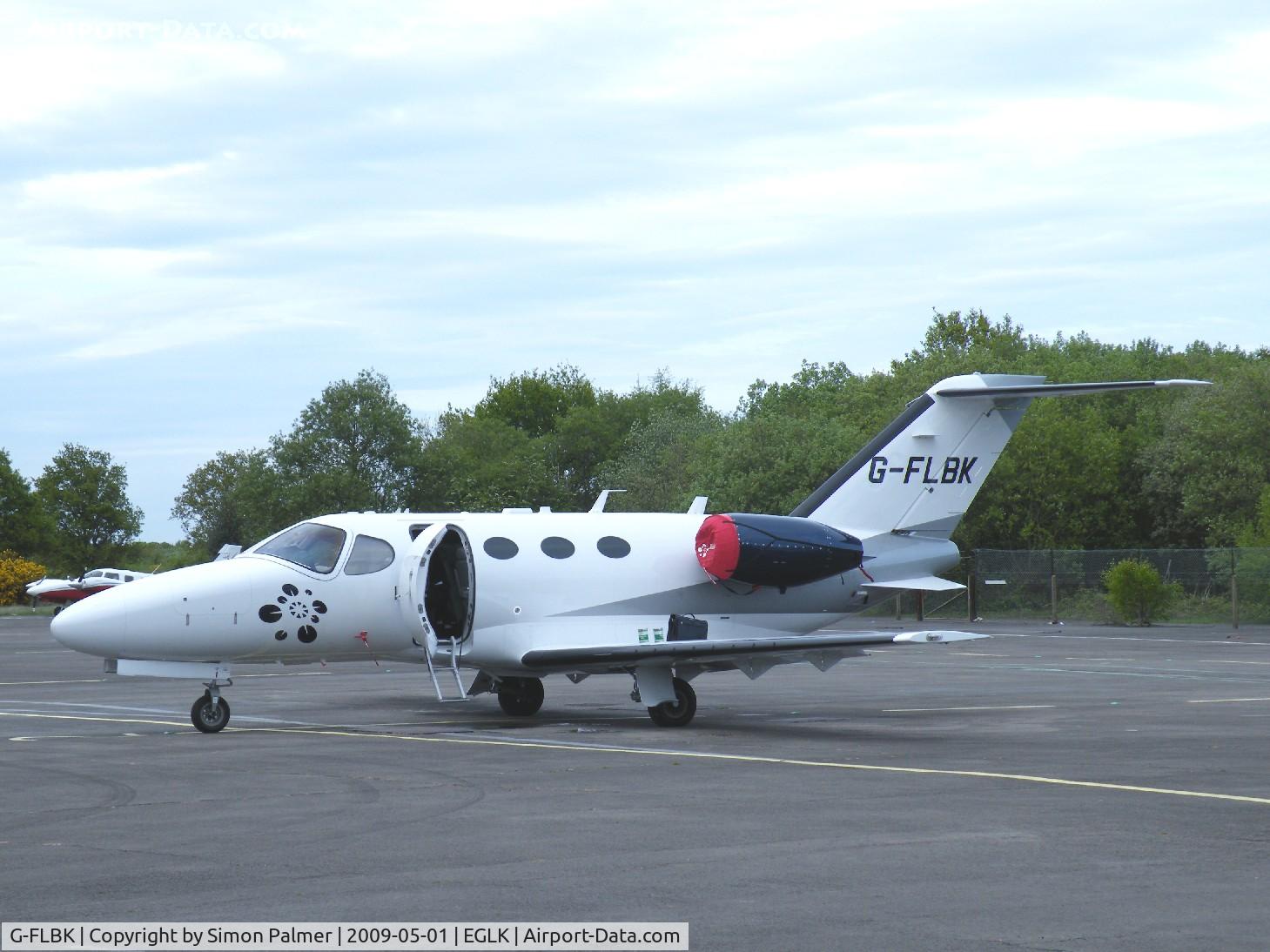 G-FLBK, 2008 Cessna 510 Citation Mustang Citation Mustang C/N 510-0068, Cessna jet