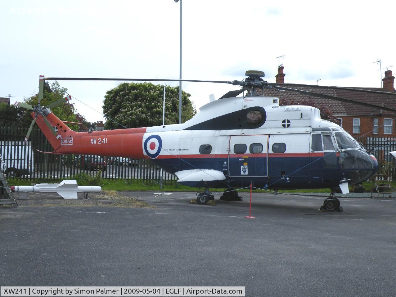 XW241, 1968 Aerospatiale SA-330E Puma HC-1 C/N 08 (prototype), Prototype Puma preserved at Farnborough