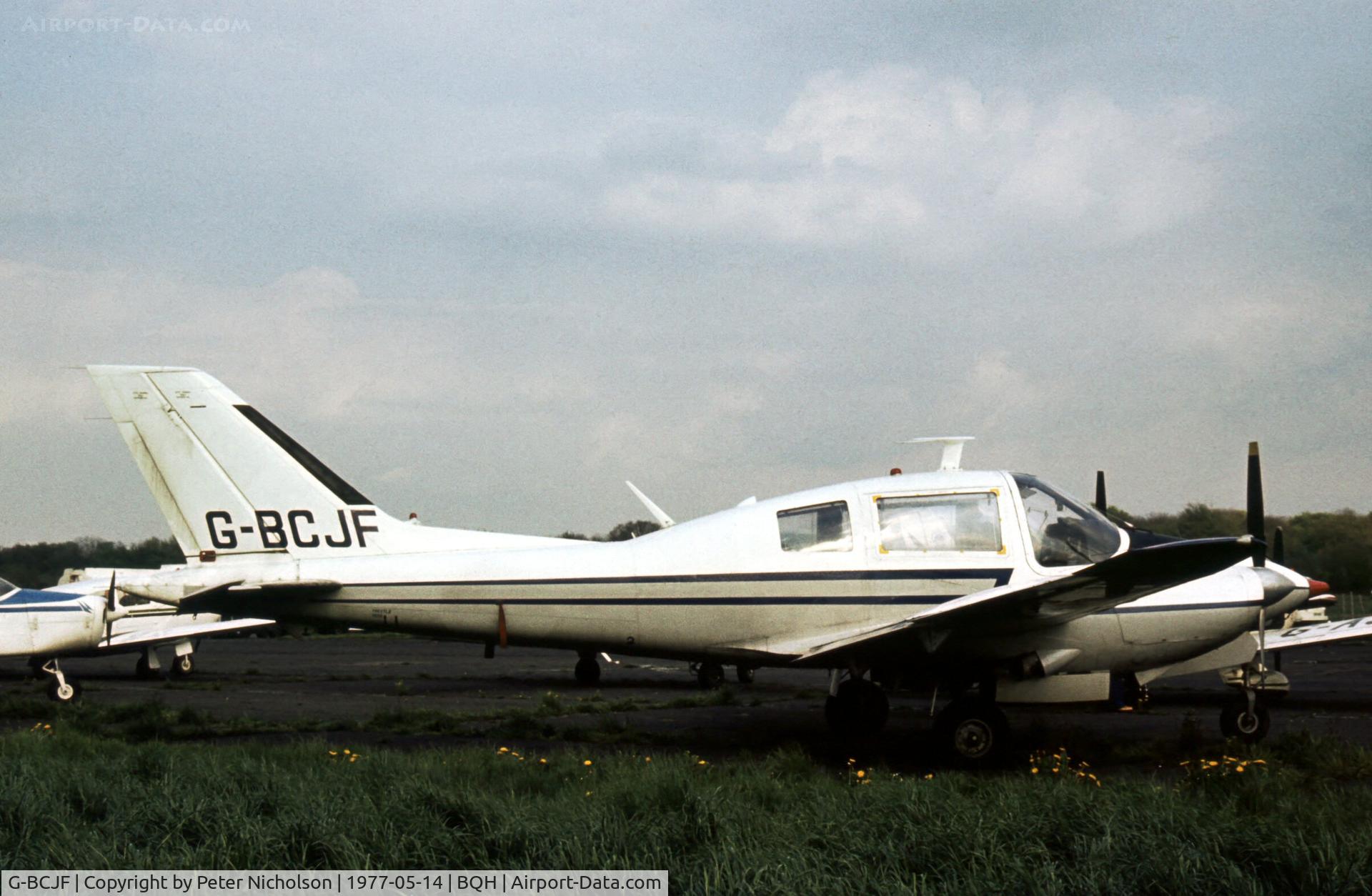 G-BCJF, 1965 Beagle B-206 Series 1 C/N B018, This Beagle was present at the 1977 Biggin Hill Air Fair.
