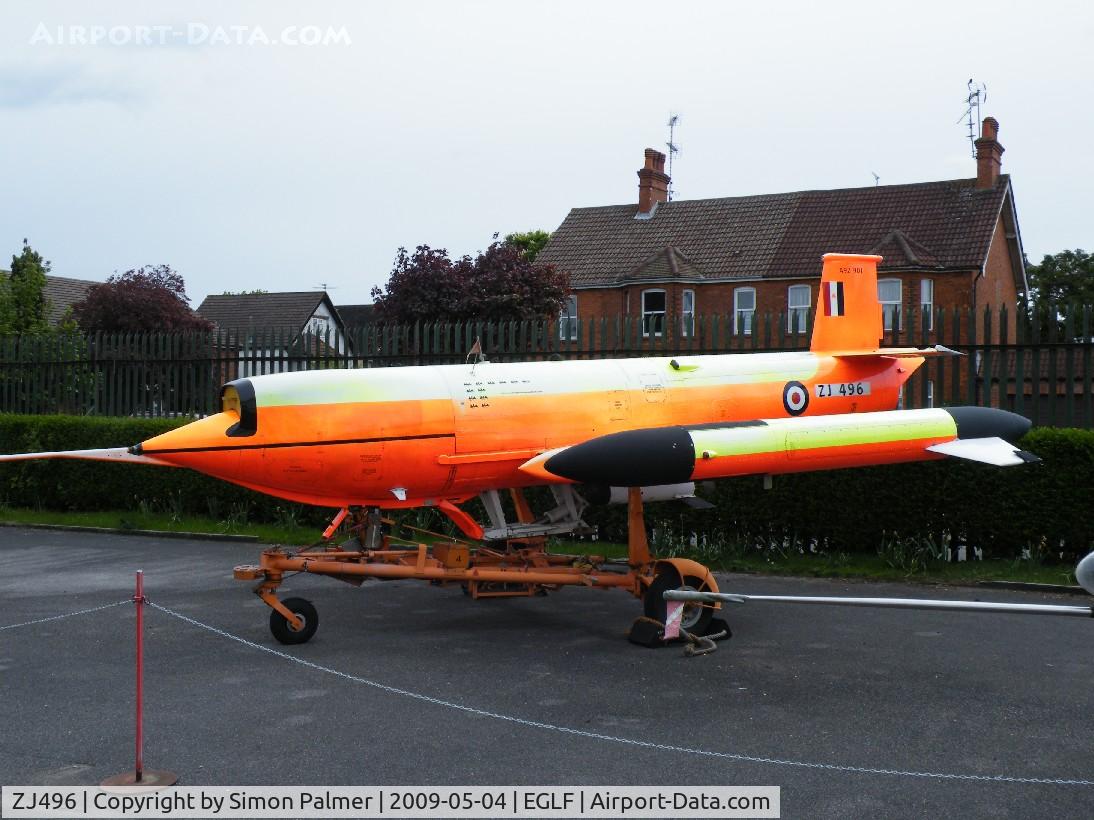 ZJ496, GAF Jindivik Mk.203B C/N Not found ZJ496, Jindivik D.1 drone preserved at Farnborough