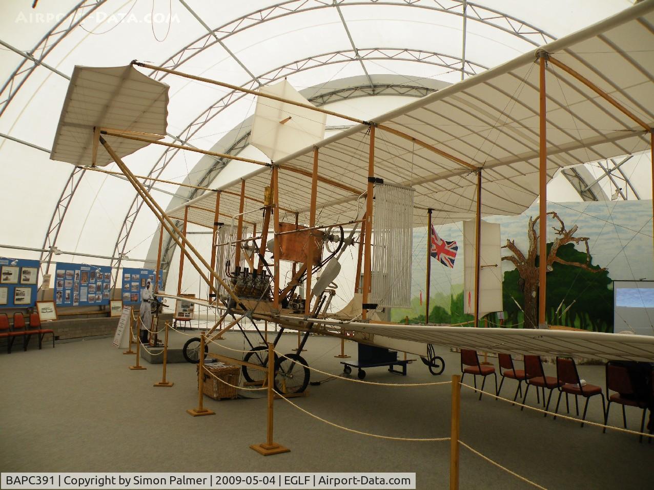 BAPC391, British Army Aircraft Cody 1A Replica C/N 1A, Cody Aeroplane Replica preserved at Farnborough