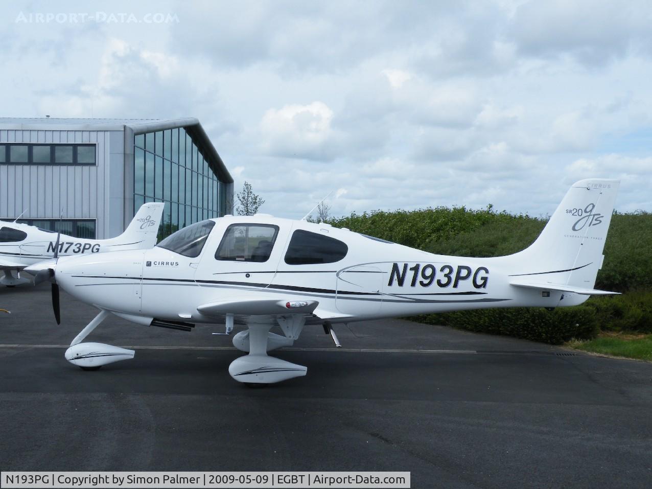 N193PG, 2008 Cirrus SR20 GTS C/N 1967, Cirrus at Turweston