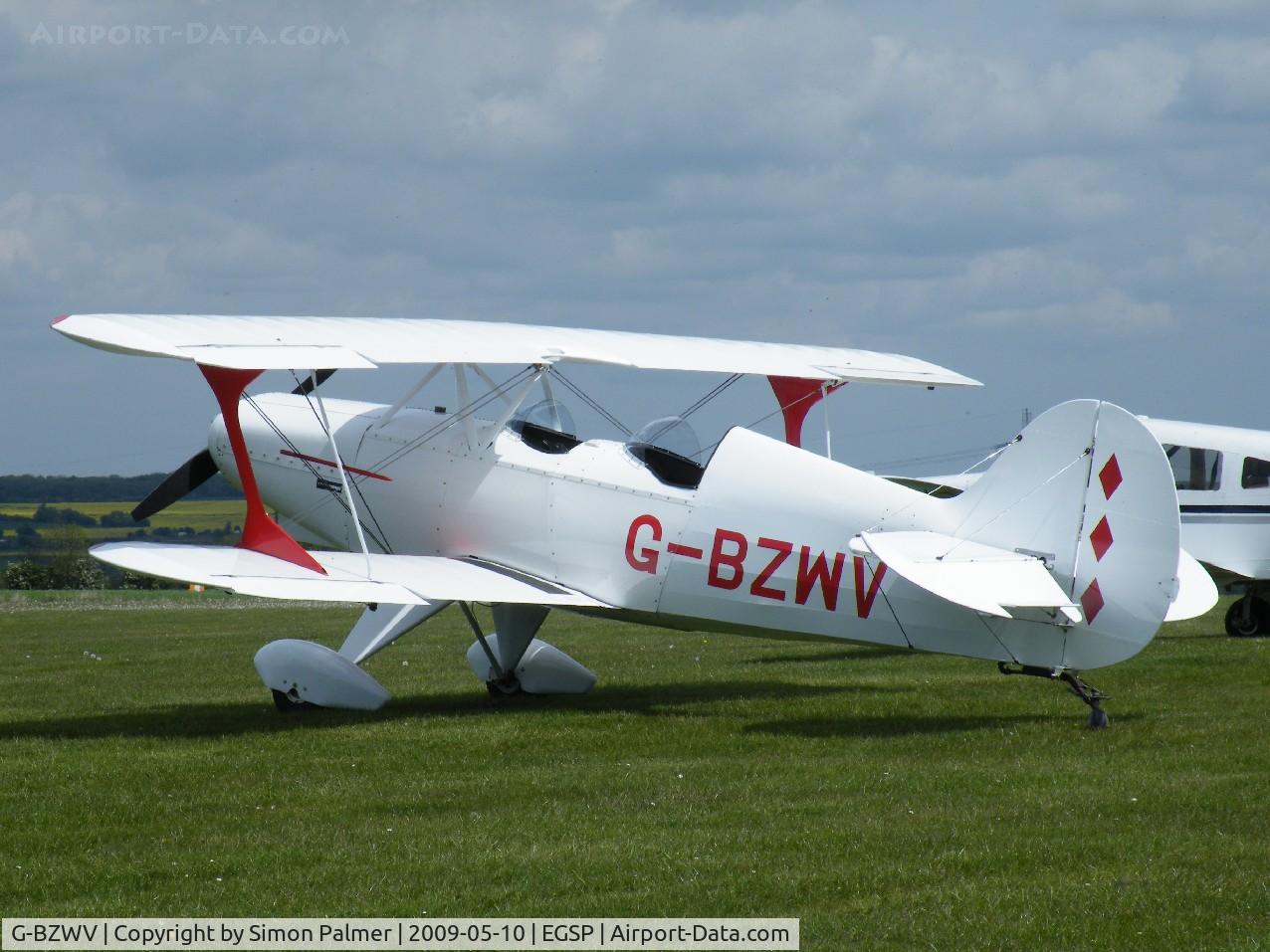 G-BZWV, 2002 Steen Skybolt C/N PFA 064-10751, Steen Skybolt at Sibson