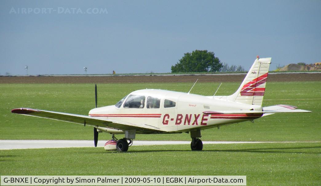 G-BNXE, 1981 Piper PA-28-161 Cherokee Warrior II C/N 28-8116034, PA-28 visiting Sywell