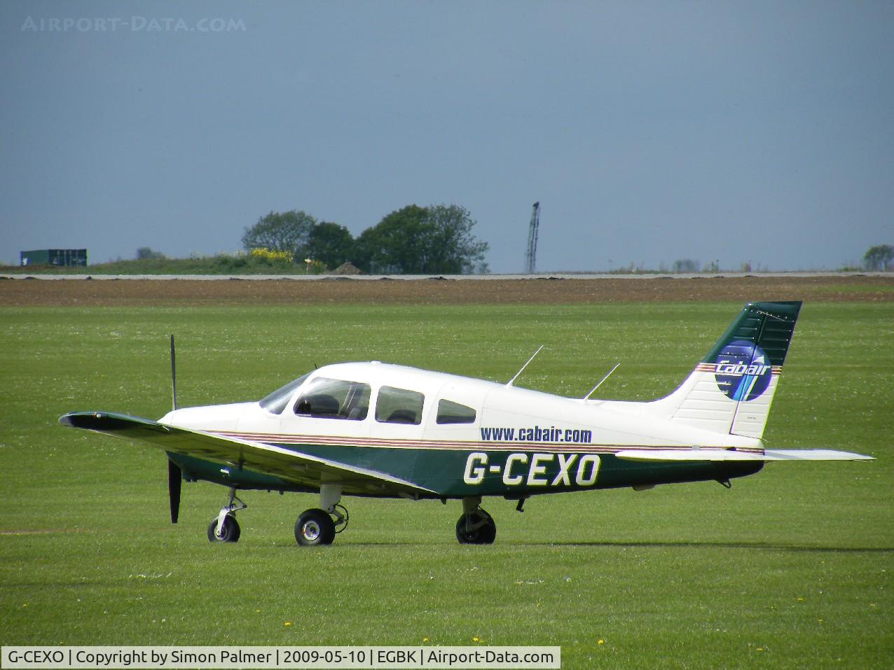 G-CEXO, 1998 Piper PA-28-161 Warrior III C/N 2842041, PA-28 visiting Sywell