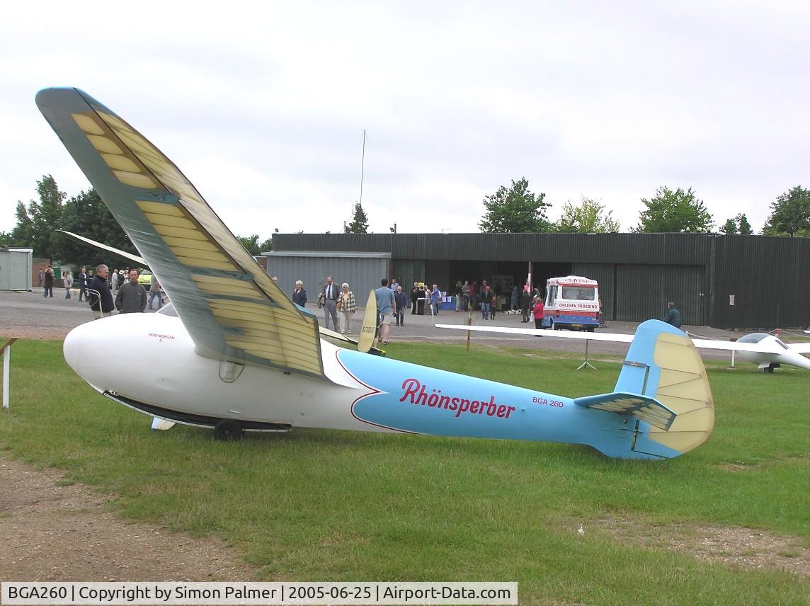 BGA260, Schleicher Rhonsperber C/N 32-16, Schleicher Rhonsperber, c/n: 32/16, at Dunstable