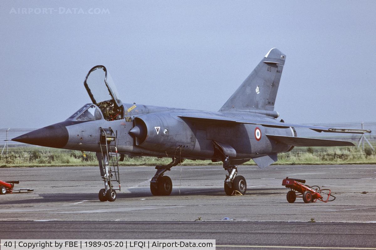 40, Dassault Mirage F.1C C/N Not found 40, 12ZJ Mirage F1 at Cambrai