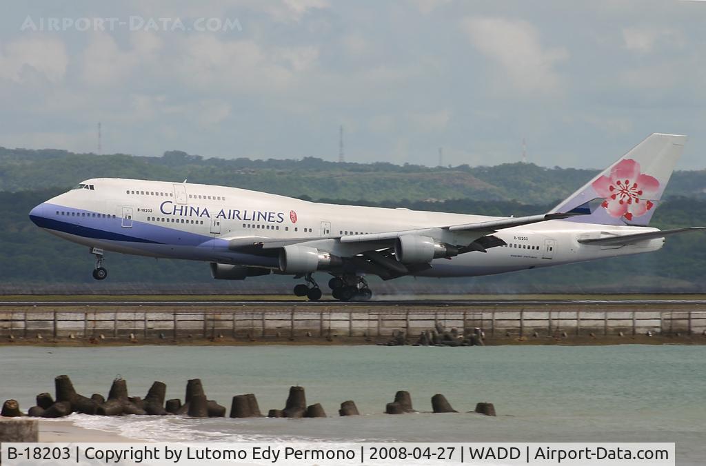B-18203, Boeing 747-409 C/N 28711, China Airlines