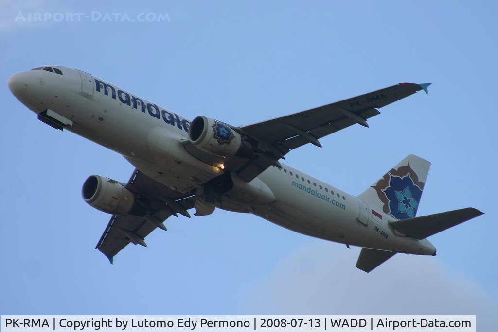 PK-RMA, 1992 Airbus A320-212 C/N 279, Mandala Airlines
