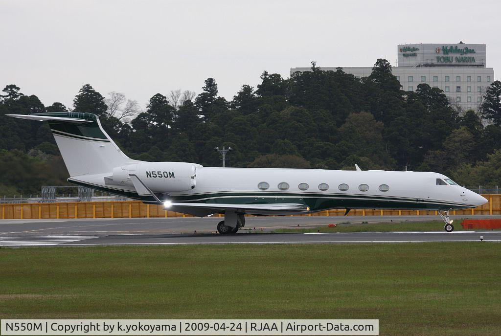 N550M, 2006 Gulfstream Aerospace GV-SP (G550) C/N 5101, First Vist to NRT