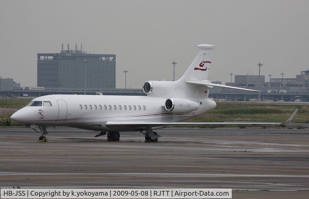 HB-JSS, 2005 Dassault Falcon 7X C/N 002, stay.to.RJTT