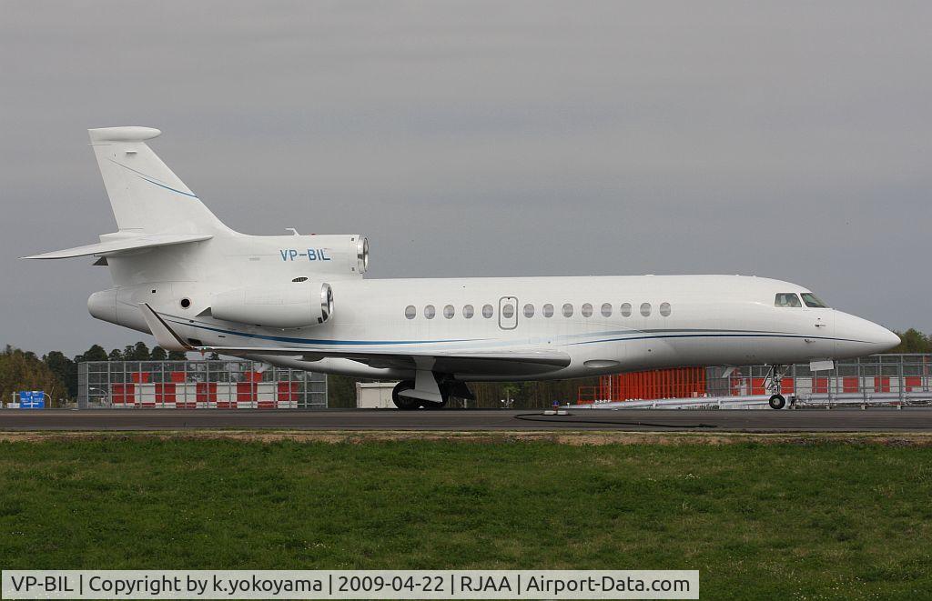 VP-BIL, 2007 Dassault Falcon 7X C/N 3, First Vist to NRT