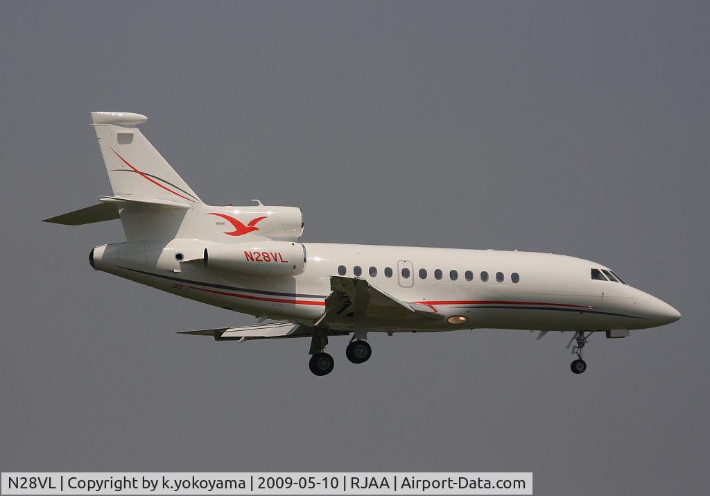 N28VL, 2008 Dassault Falcon 900EX C/N 213, First Vist to NRT