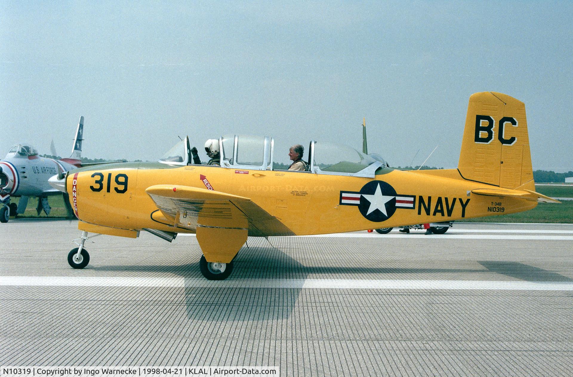 N10319, 1957 Beech D-45 Mentor C/N BG-318, Beechcraft D-45 (T-34B Mentor) at 1998 Sun 'n Fun, Lakeland FL