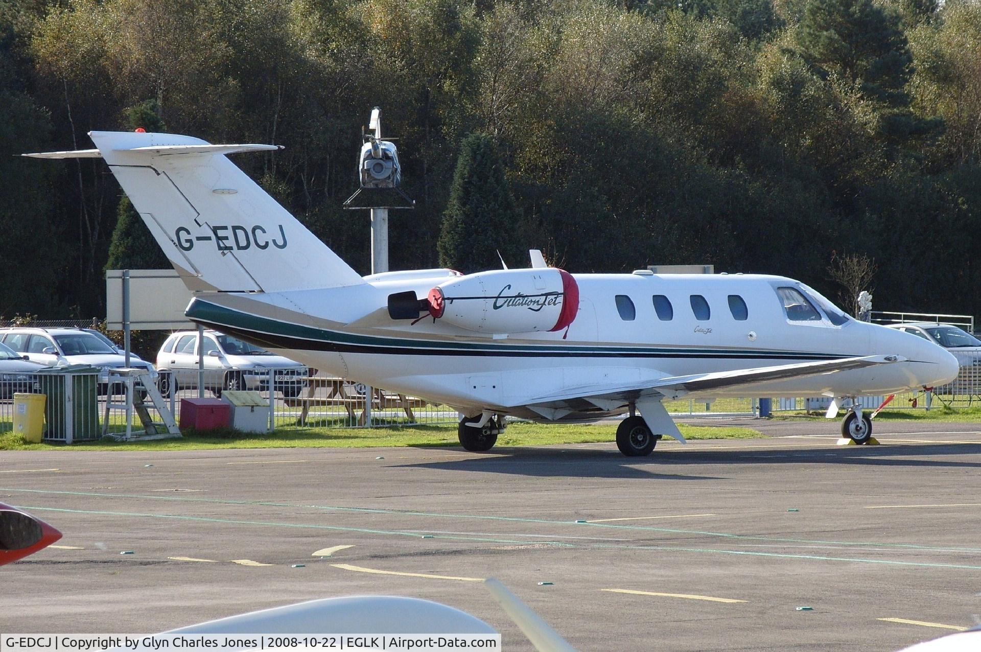 G-EDCJ, 1995 Cessna 525 CitationJet CJ1 C/N 525-0105, Previously N305CJ. Owned by Jetphase Ltd.
