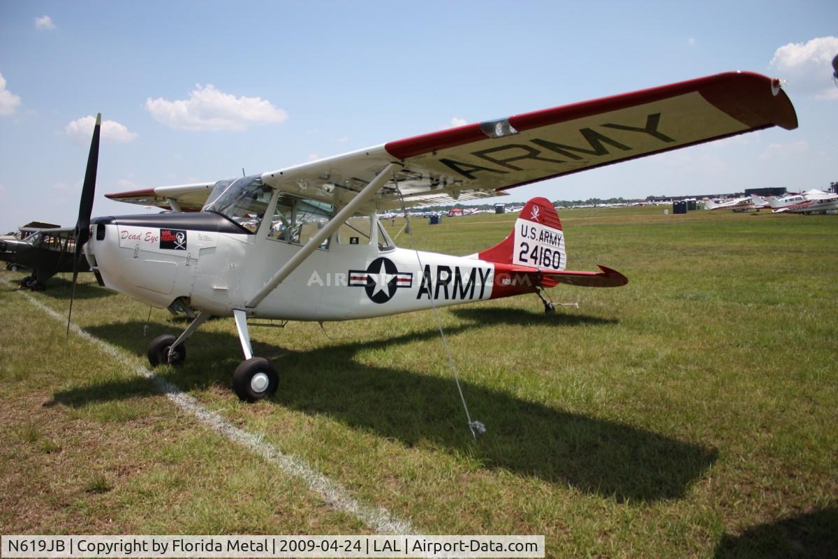 N619JB, Cessna 305F C/N AR-1, L-19 Bird dog