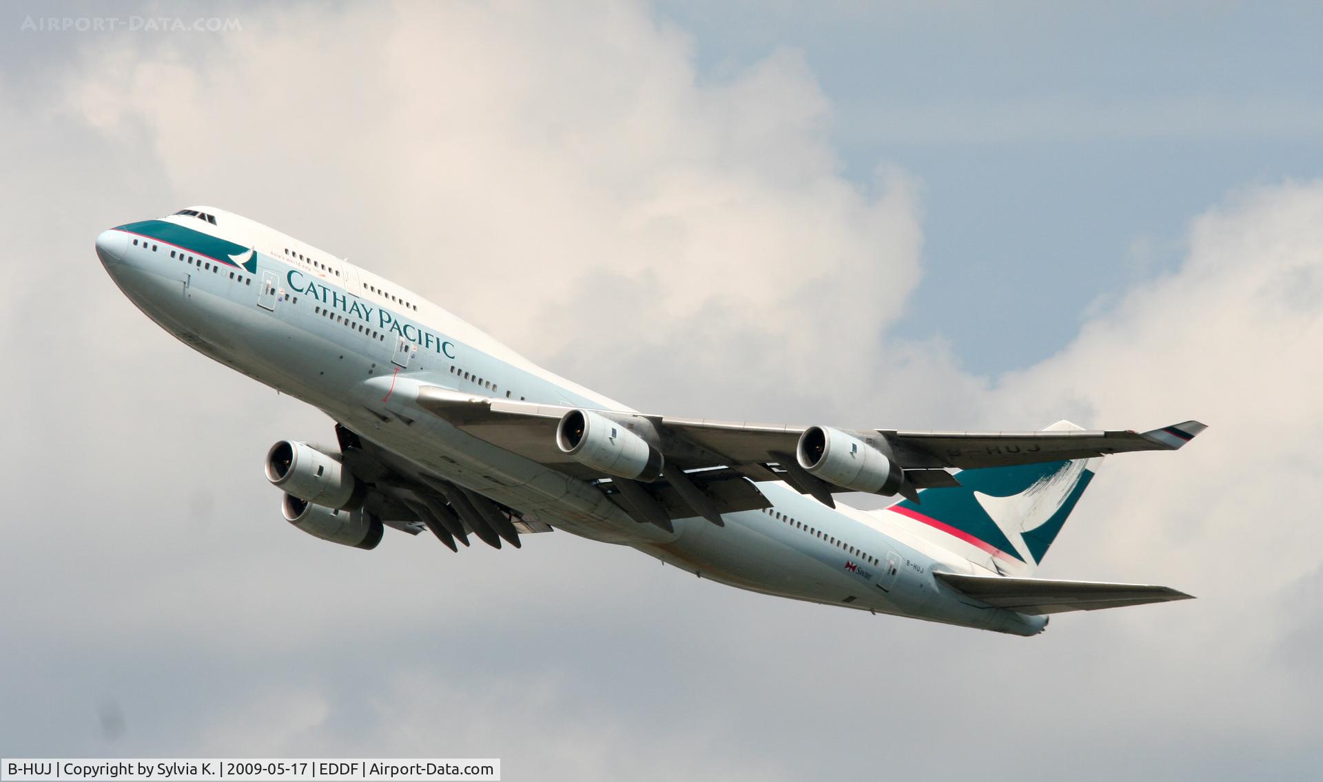 B-HUJ, 1995 Boeing 747-467 C/N 27595, Cathay Pacific