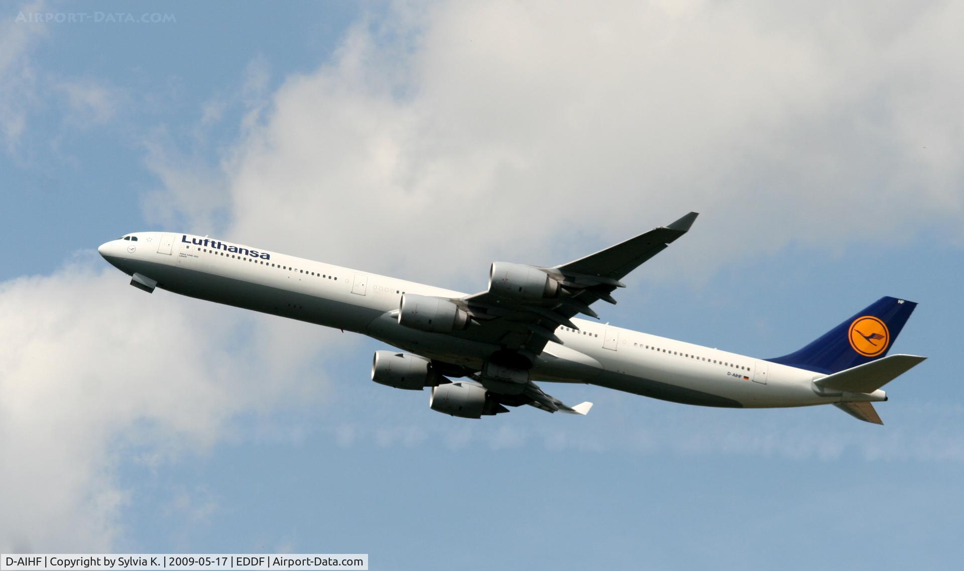 D-AIHF, 2003 Airbus A340-642 C/N 543, Lufthansa