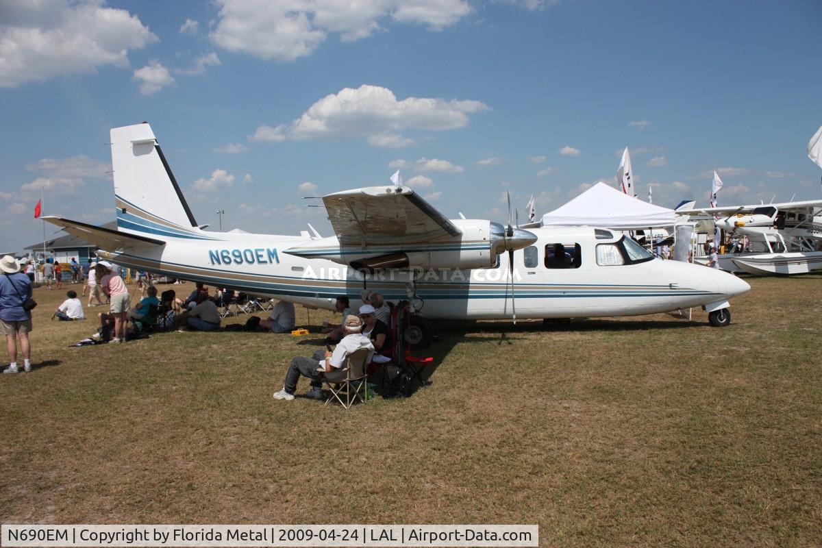 N690EM, 1973 Rockwell 690A Turbo Commander Turbo Commander C/N 11125, Aero Commander 690A