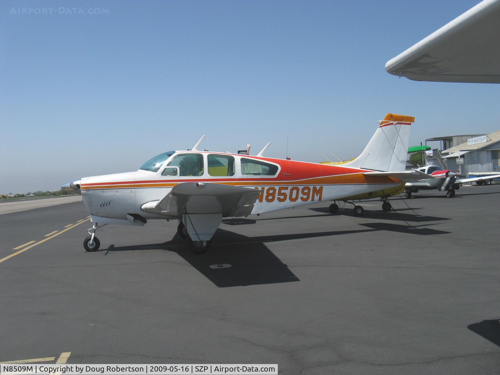 N8509M, 1963 Beech 35-B33 Debonair C/N CD-626, 1963 Beech 35 B33 DEBONAIR, Continental IO-470-J 225 Hp