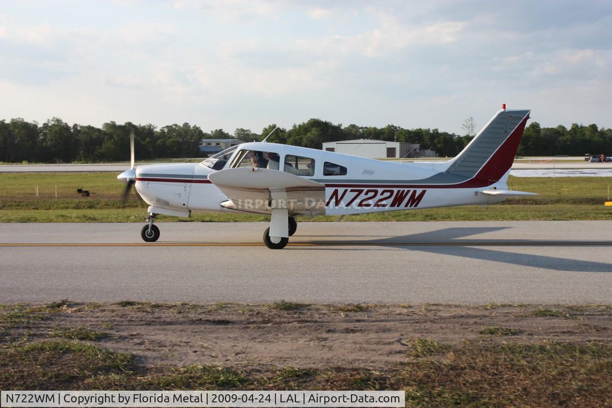 N722WM, 1974 Piper PA-28R-200 C/N 28R-7435045, Piper PA-28R-200