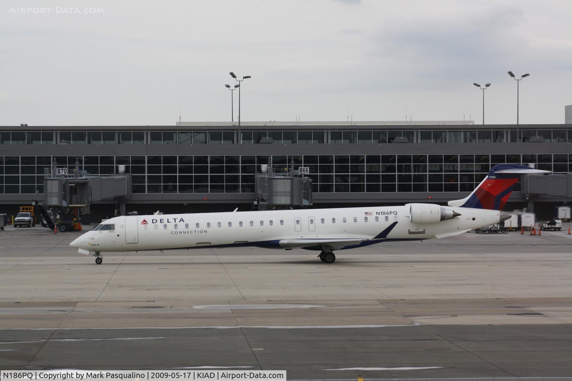 N186PQ, 2008 Bombardier CRJ-900ER (CL-600-2D24) C/N 15186, CL600-2D24