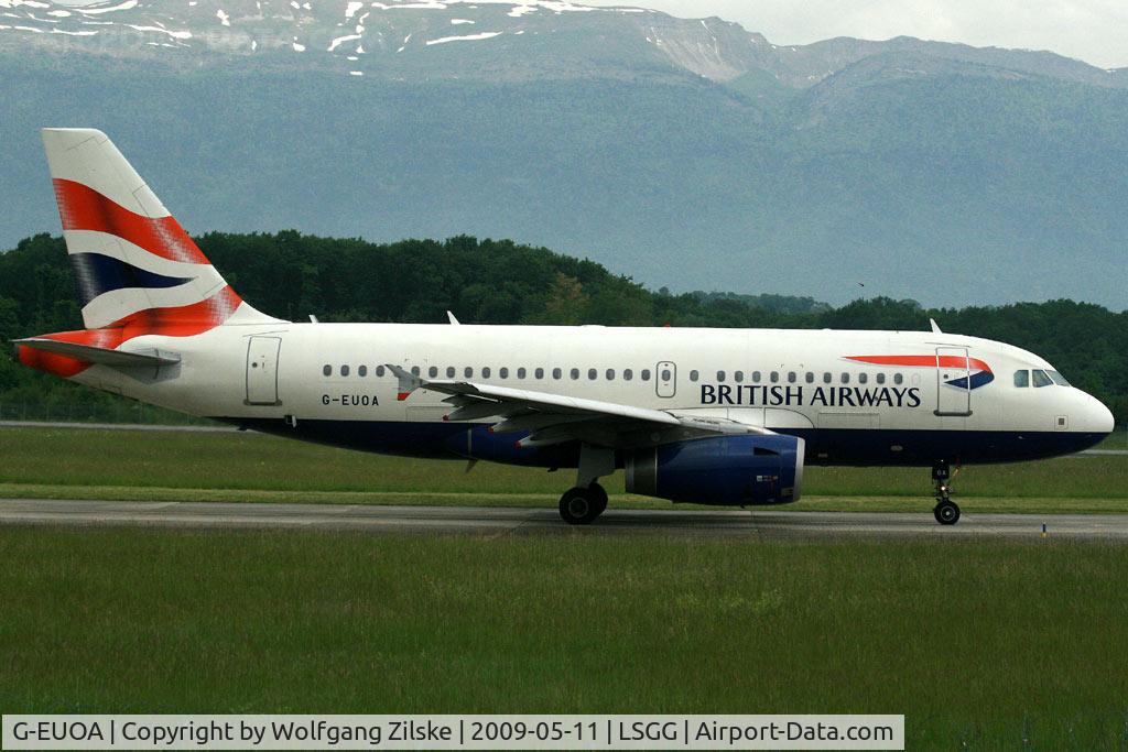 G-EUOA, 2001 Airbus A319-131 C/N 1513, visitor