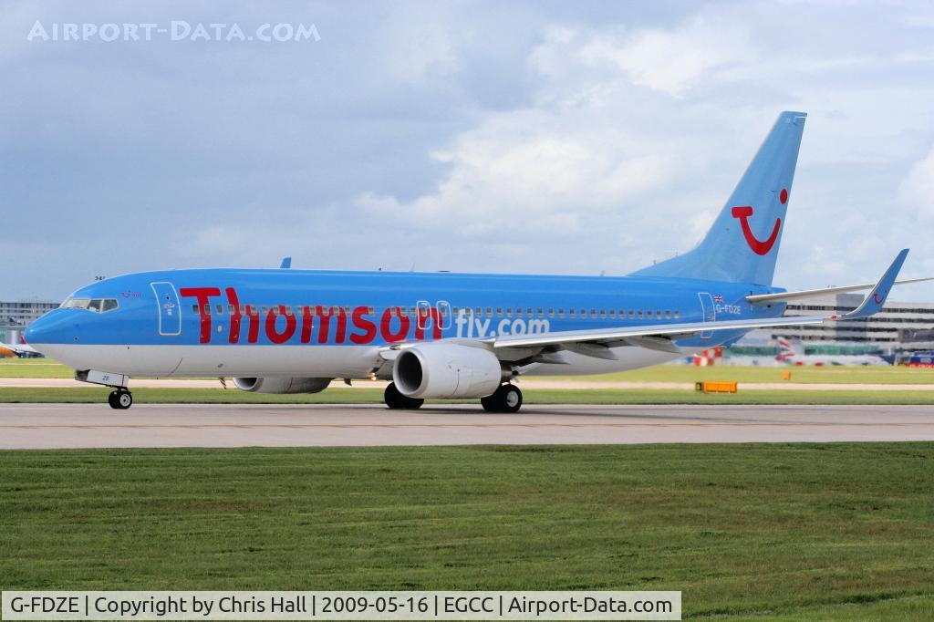 G-FDZE, 2008 Boeing 737-8K5 C/N 35137, Thomson