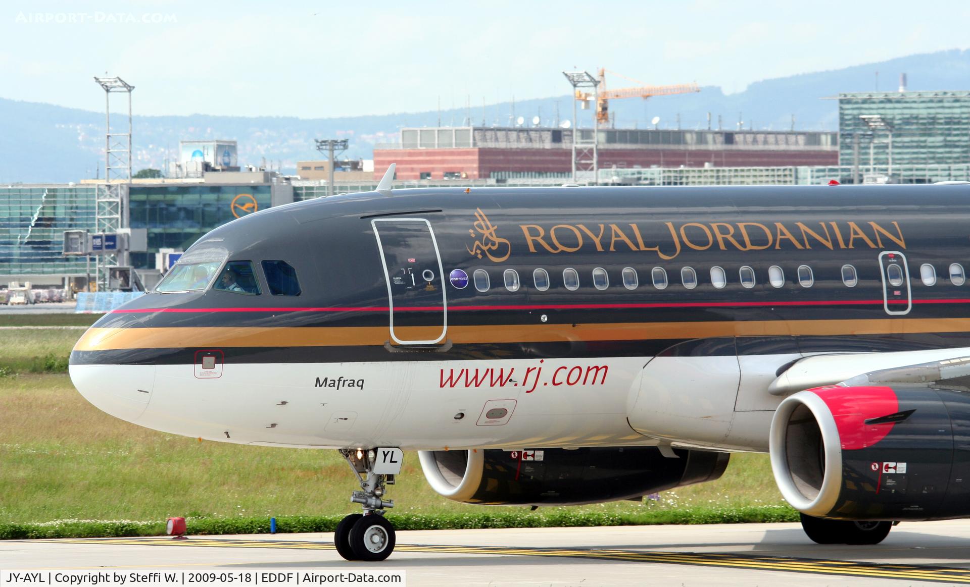 JY-AYL, 2008 Airbus A319-132 C/N 3428, Royal Jordanien